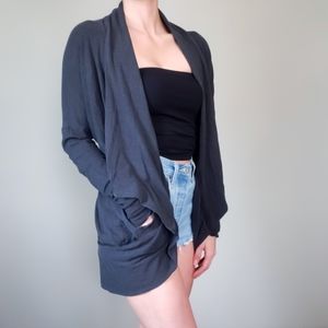 Wilfred Aritzia Dark Grey Cardigan